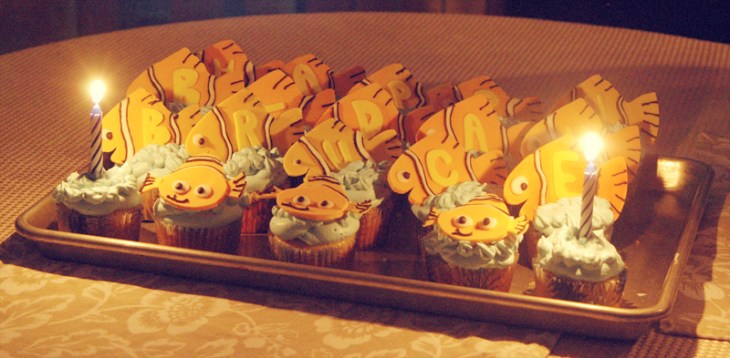 Nemo Birthday Cupcakes