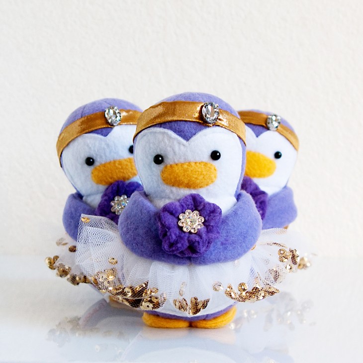 Wedding Flower Girl Penguins