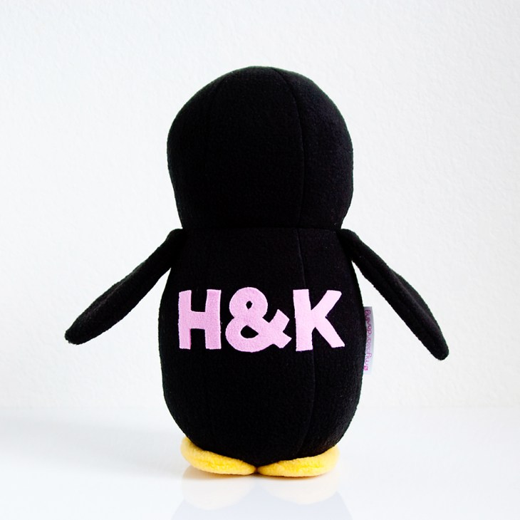 Penguin with Mini Penguin Backpack