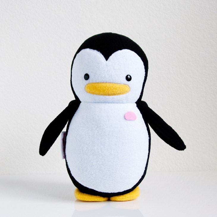 Penguin with Mini Penguin Backpack