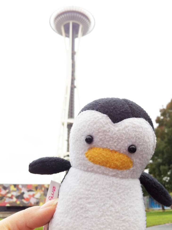 Mini Niko at Seattle Space Needle
