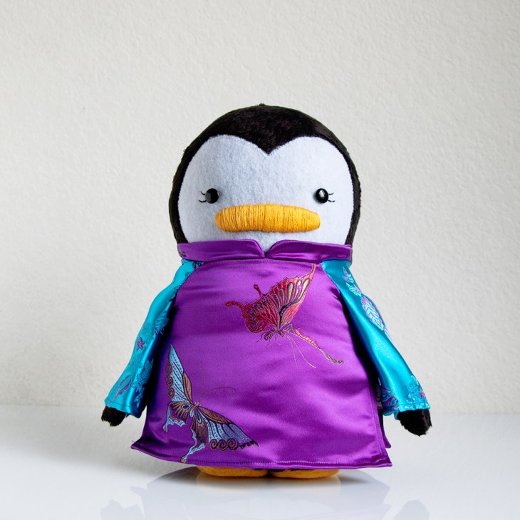 Vietnamese Ao Dai Penguin