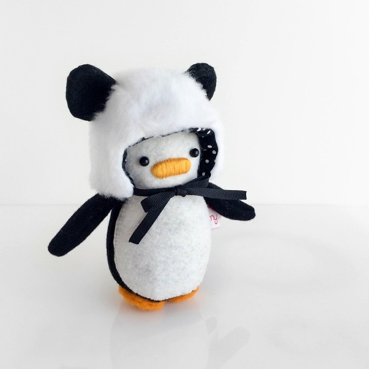 Mini Penguin Panda Hat