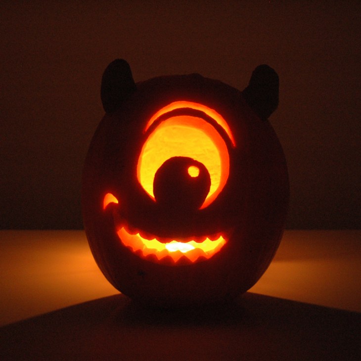 Mike Wazowski Pumpkin