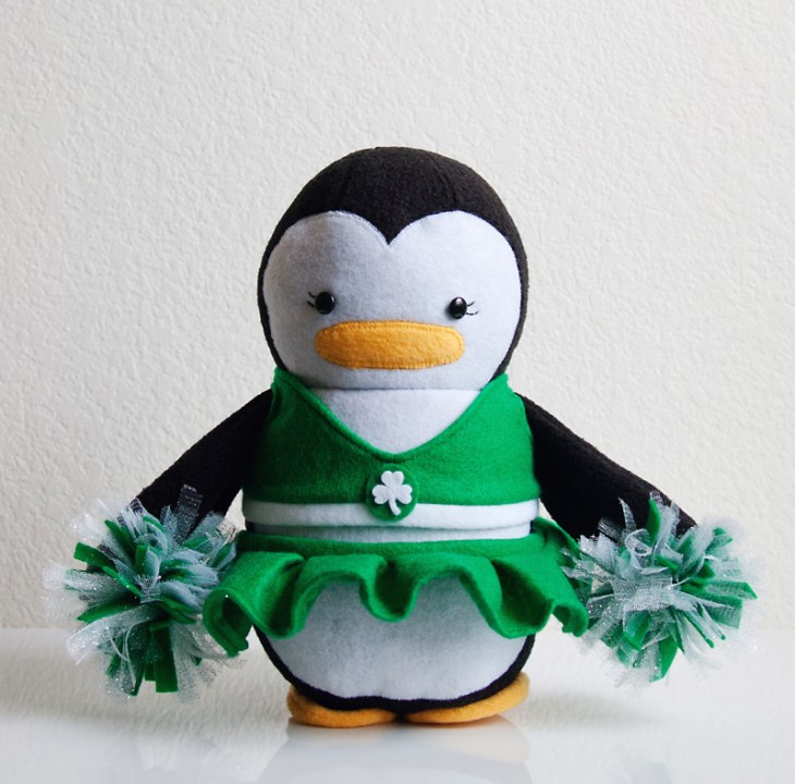 Celtics Cheerleader Penguin