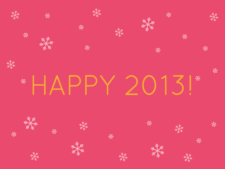 Happy 2013